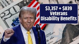 $3,357 + $839 Veterans Disability Benefits